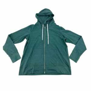 Kirkland Women's Green Lightweight Full Zip Sweater 02