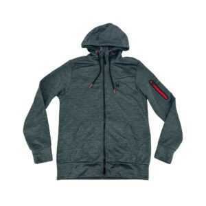 Spyder Men's Dark Grey Zip Up Hoodie