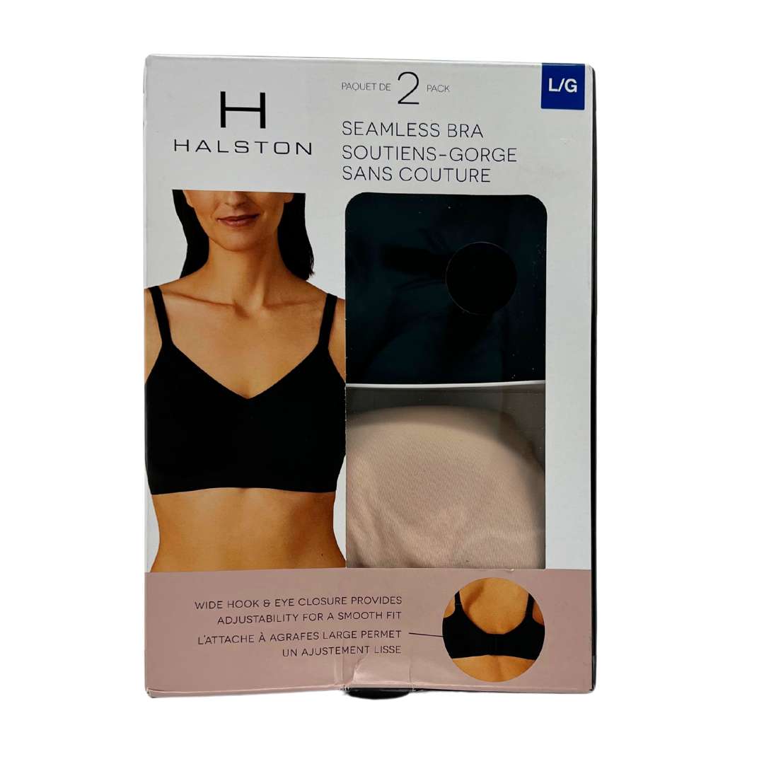 Halston Seamless Bra, 2-pack