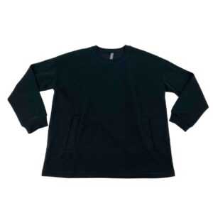 Mondetta Women's Black Pullover Crew Neck Sweatshirt 01