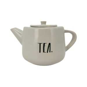 Rae Dunn White Tea. Ceramic Teapot with Lid