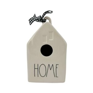 Rae Dunn White Ceramic Home Birdhouse