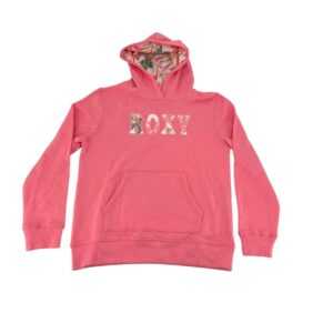 Roxy Girl's Pink Pullover Hoodie 02