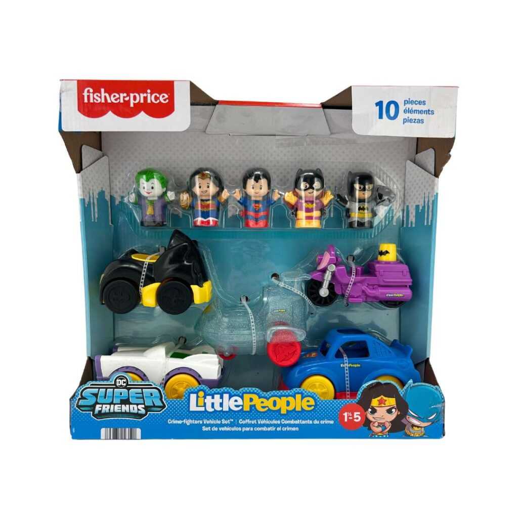 Fisher-Price Little People 車両 フィギュアセット Fisher Price Little People Crime-Fighters Vehicle Set / 10 Pieces