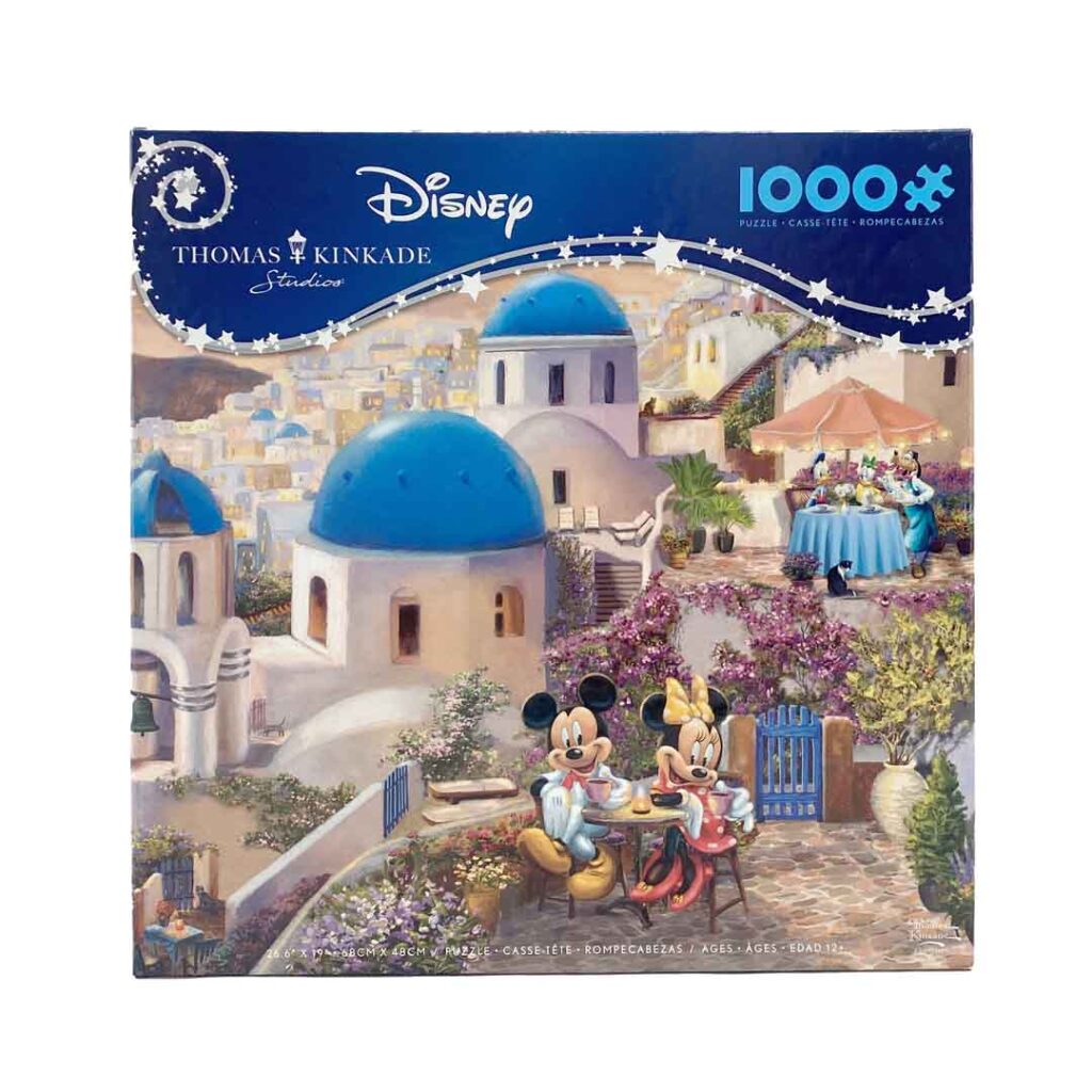 Ceaco Mickey and Minnie In “Greece” Jigsaw Puzzle / 1000 Piece