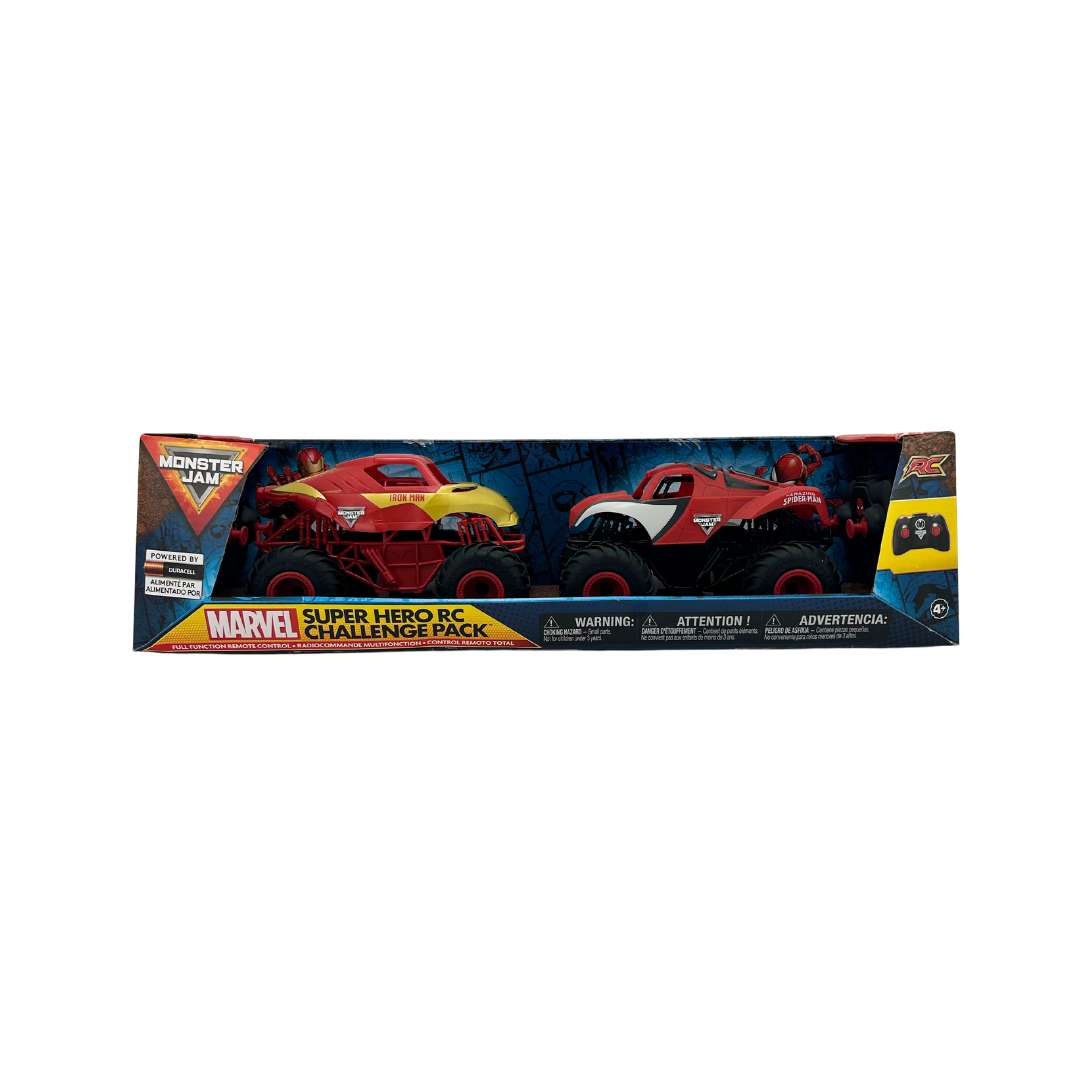 Monster Jam x Marvel Super Hero RC Pack / Spider-Man & Iron Man