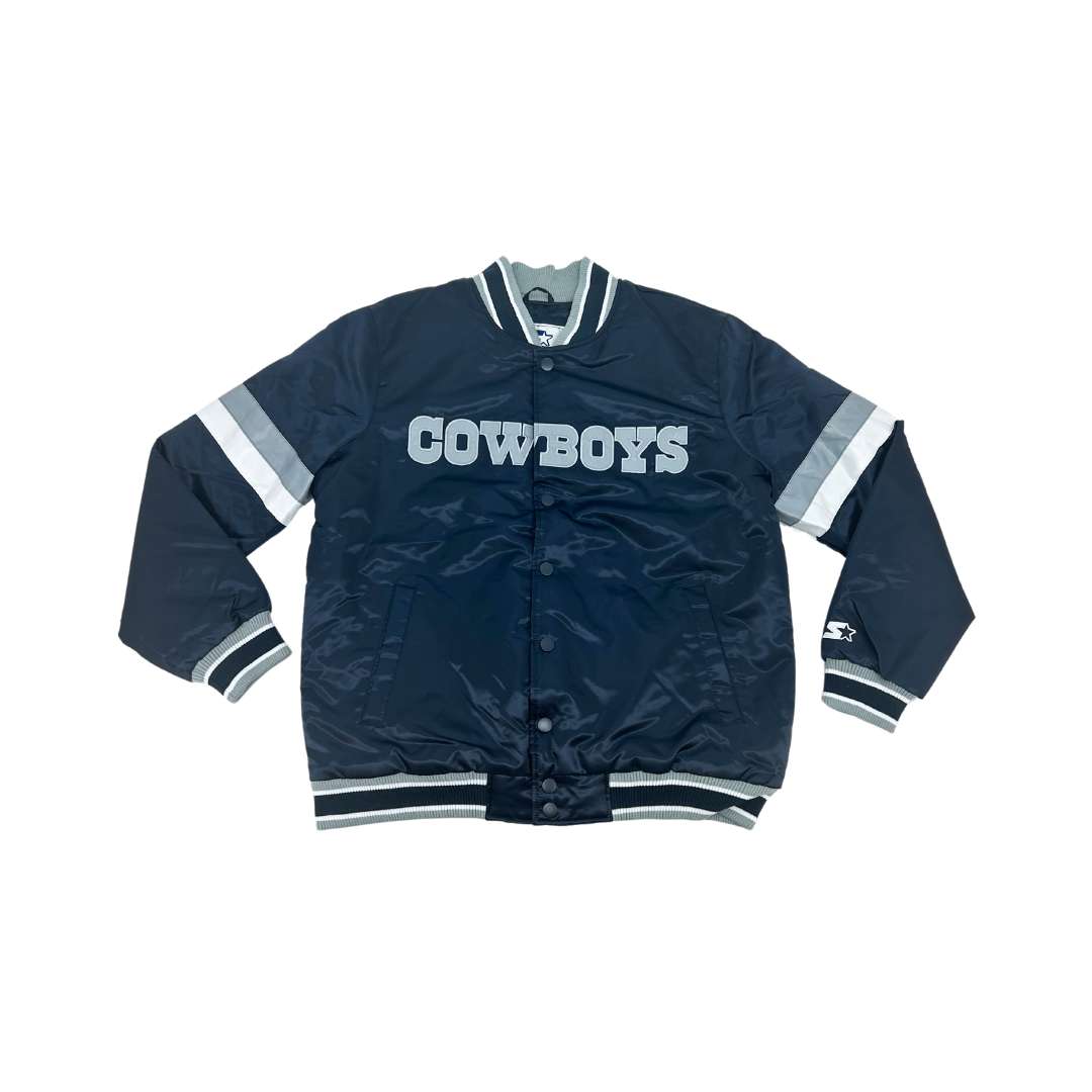 NFL Men's Navy Dallas Cowboys Starter Jacket / Various Sizes