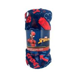 Marvel Spider-Man Plush Foot Pocket Throw Blanket