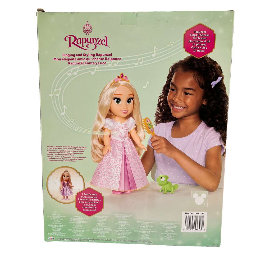 Disney Princess Singing Styling Rapunzel Singing Doll with