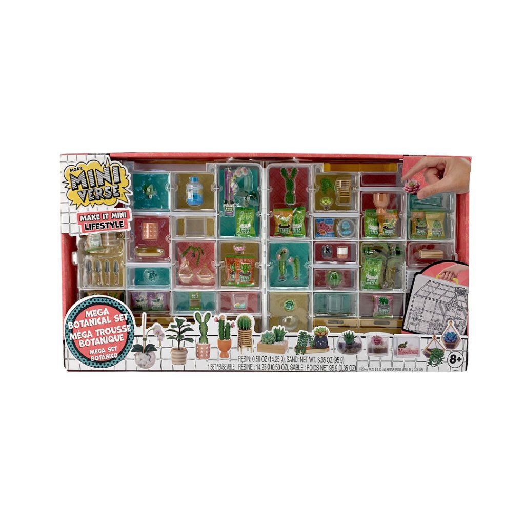 MGA's Miniverse Mega Botanical 80 Piece Playset / For Ages 8+