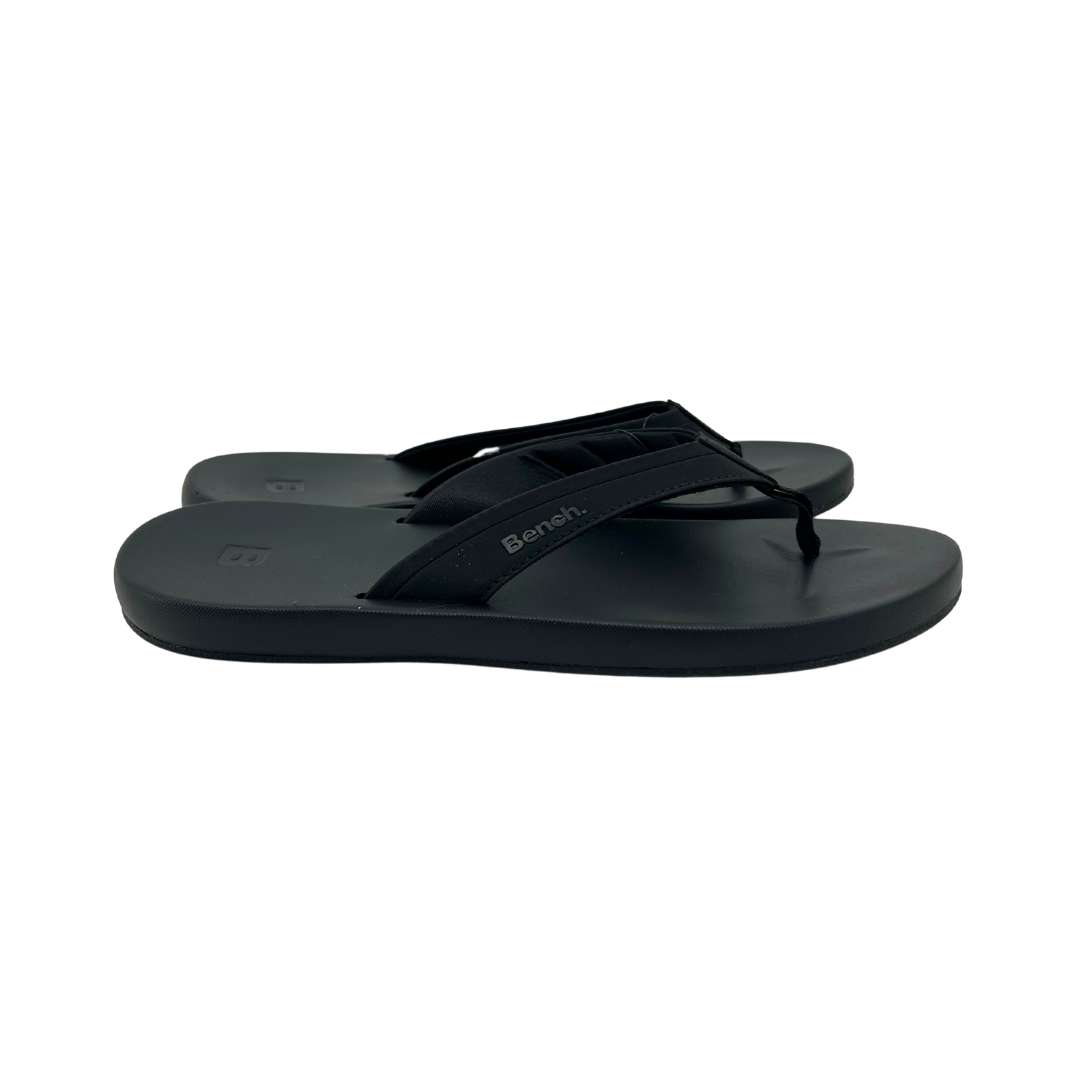 Bench Women's Black Comfort Flip Flops / Various Sizes