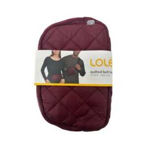 Lolë Burgundy Quilted Belt Bag