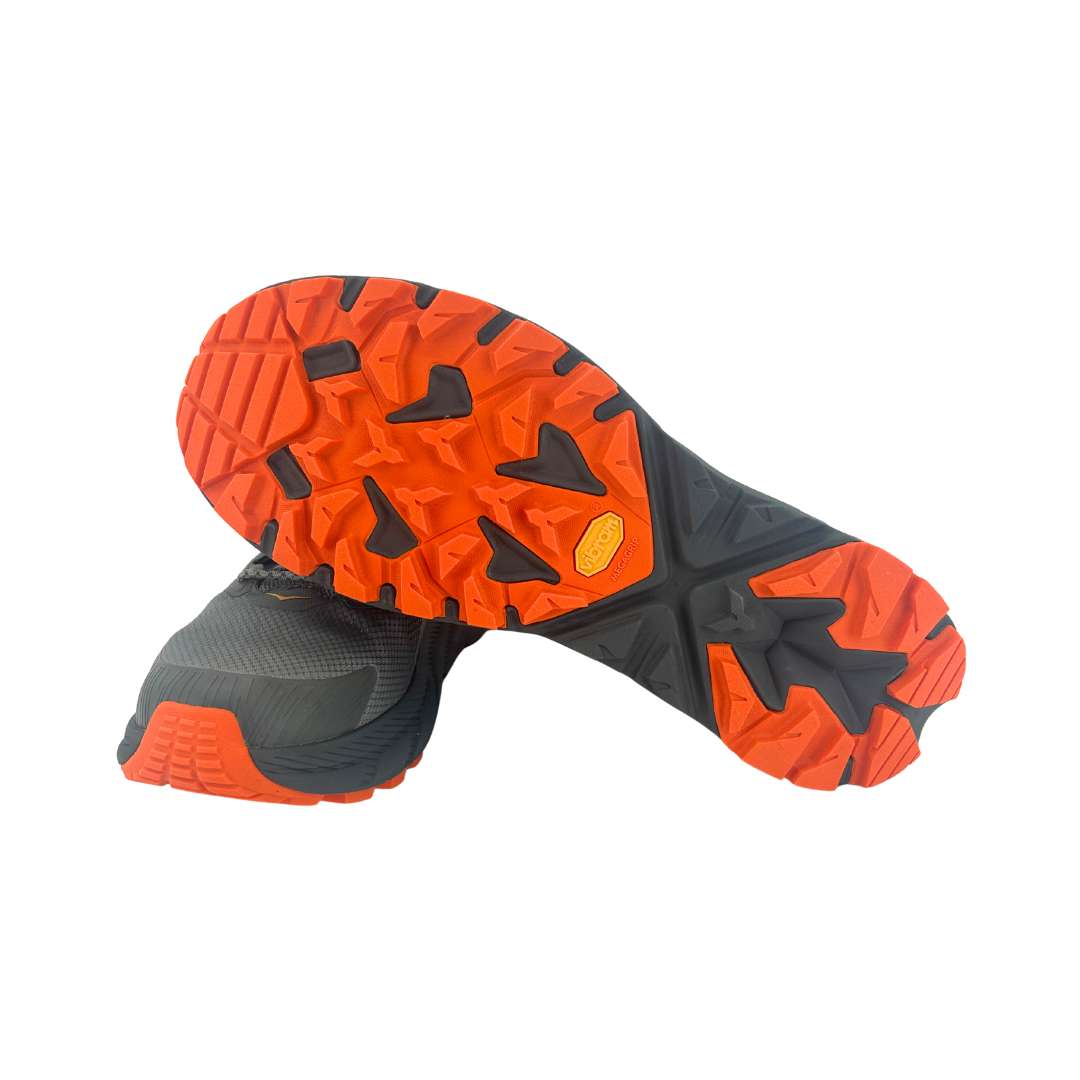 Hoka Men's Grey & Orange Trail Code GTX Hiking Shoe / Various