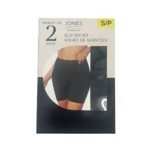 Jones New York Women's Black Slip Short- 2 Pack