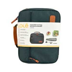 Lolë Grey Expandable Lunch Bag