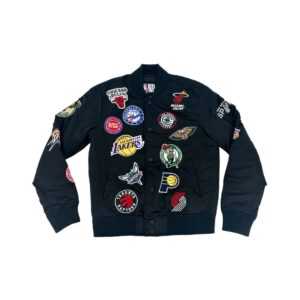 NBA Men's Multi-Team Logo Bomber Jacket