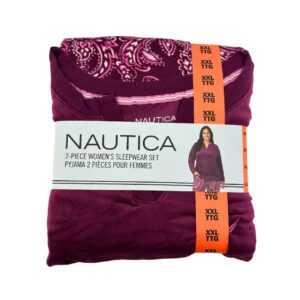 Nautica Women's Magenta Pyjama Set