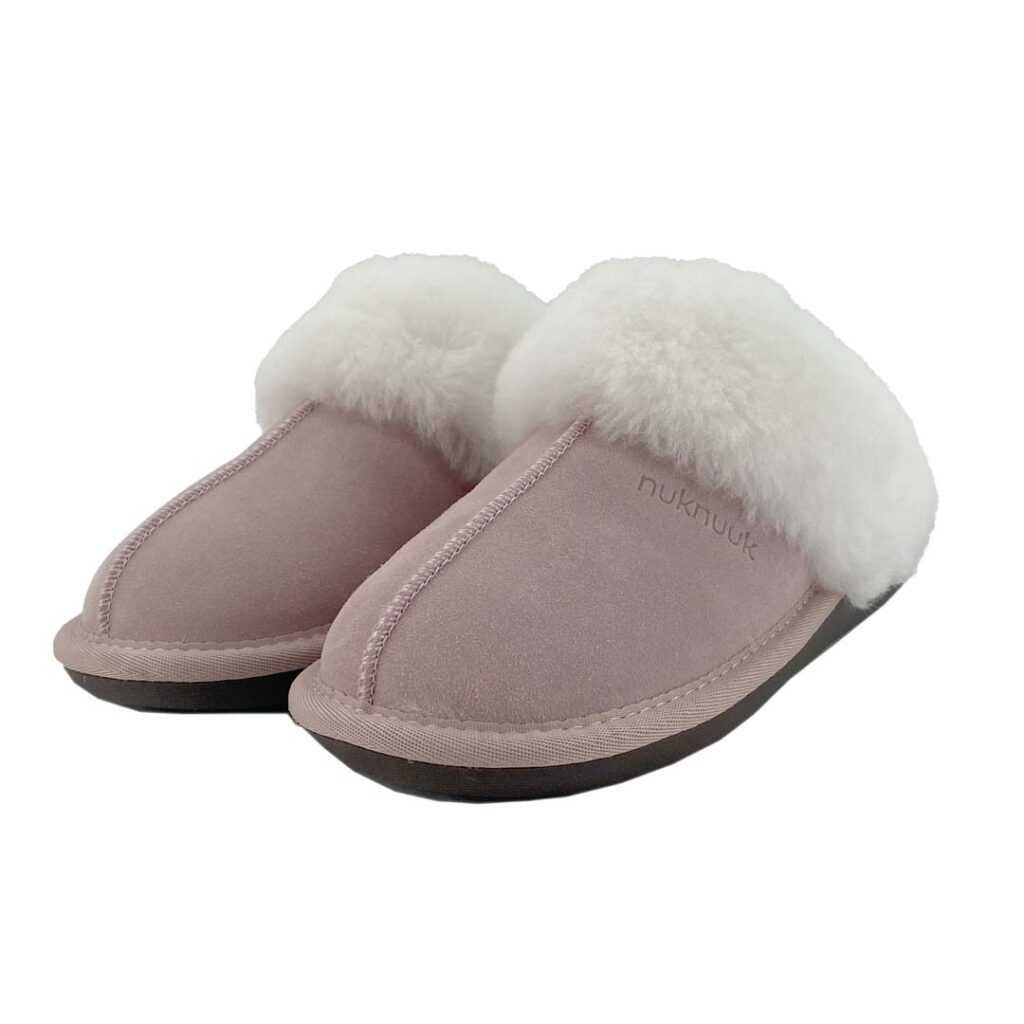 NukNuuk Women’s Pink Leather Slippers / Various Sizes – CanadaWide ...