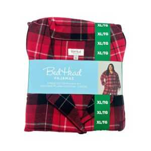 Bed Head Women's Black & Red Plaid Pyjamas