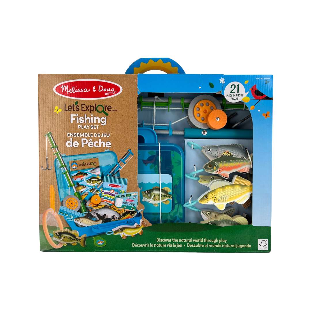 Melissa & Doug Let’s Explore Fishing Playset / 21 Pieces