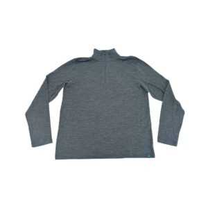 United Colors of Benetton Men's Grey Long Sleeve 1:4 Zip Shirt