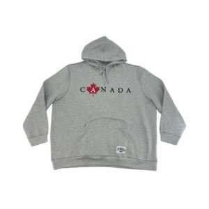 Canada Men's Grey Varsity Hoodie