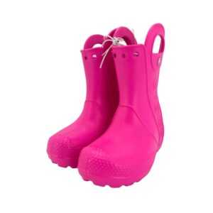 Crocs Kid's Pink Crush Rubber Boots