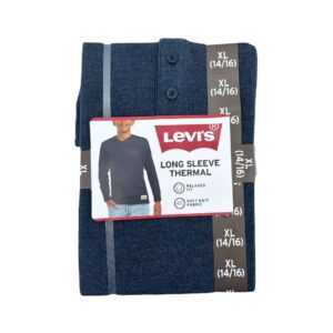 Levi's Boy's Navy Long Sleeve Thermal Shirt