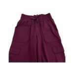 Mondetta Women's Burgundy Cargo Joggers2